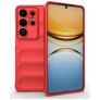 Mobigear Bumpy Coque Samsung Galaxy S26 Ultra Coque arrière en TPU Souple - Rouge