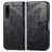 Mobigear Butterfly Housse Sony Xperia 5 IV Etui Porte-Monnaie - Noir