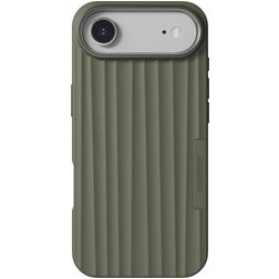 Nudient Bold Coque iPhone Air MagSafe Coque arrière Rigide - Olive Green