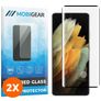 Mobigear Curved Samsung Galaxy S21 Ultra Verre trempé Protection d'écran - Compatible Coque - Noir (Lot de 2)