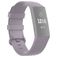 Mobigear Cross Bracelet Silicone Fitbit Charge 4 Fermeture boucle ardillon - Violet