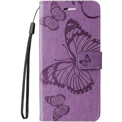 Mobigear Butterfly HONOR 200 Lite Étui Portefeuille - Violet