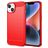 Mobigear Brushed Slim Coque iPhone 15 Coque arrière en TPU Souple - Rouge