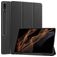 Mobigear Tri-Fold Gel Samsung Galaxy Tab S9 Ultra TPU / Similicuir Étui + Porte-stylet - Noir