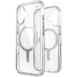 Speck Presidio Perfect Clear Coque Transparente iPhone 17 MagSafe Coque arrière Rigide Anti-Chocs - Transparent