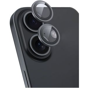 Mobigear Single Lens iPhone 17 Verre trempé Protection Objectif Caméra - Compatible Coque - Noir