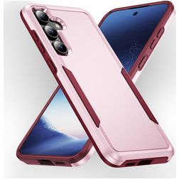 Mobigear Heavy Armor Coque Samsung Galaxy S24 Plus Coque arrière Rigide Anti-Chocs - Rose