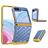 Mobigear Groove Coque Samsung Galaxy Z Flip 5 Coque arrière Rigide - Bleu