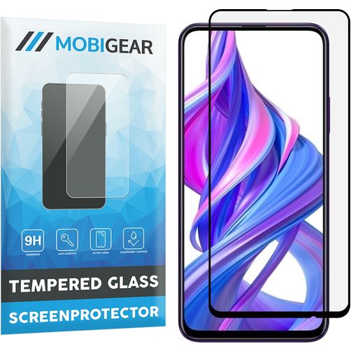 Mobigear Premium HONOR 9X Verre trempé Protection d'écran - Compatible Coque - Noir