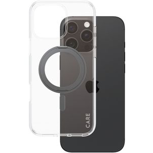 CARE by PanzerGlass Feature Case Coque iPhone 16 Pro Max MagSafe Coque arrière Rigide - Transparent / Noir
