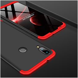 Mobigear TriGuard Coque Xiaomi Mi Play Coque arrière Rigide - Noir / Rouge