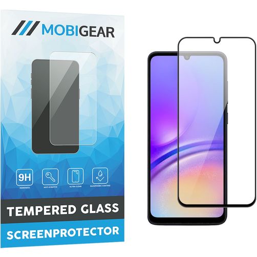 Mobigear Premium Samsung Galaxy A05 Verre trempé Protection d'écran - Compatible Coque - Noir
