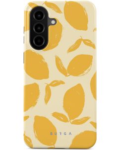 Burga Tough Coque Samsung Galaxy A57 Coque arrière Rigide Anti-Chocs - Lemon Tart