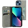 Mobiparts Classic Wallet Housse iPhone 13 Mini Etui Porte-Monnaie - Granite Grey