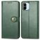 Mobigear Snap Button Housse Xiaomi Redmi A1 4G Etui Porte-Monnaie - Vert
