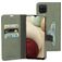 Mobiparts Classic Wallet Housse Samsung Galaxy A12 Etui Porte-Monnaie - Stone Green