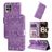 Mobigear Sunflower Housse Realme Narzo 50 4G Etui Porte-Monnaie - Violet
