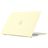 Mobigear Cream Matte MacBook Air 15 Pouces (2023-2026) Coque - Jaune - Model A2941 / A3114 / A3241 / A3448