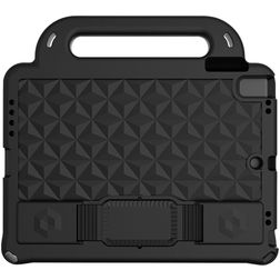 Mobigear Diamond Coque iPad 6 (2018) Coque de tablette pour enfants avec Poignée Enfants en EVA - Noir
