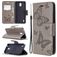 Mobigear Butterfly Housse Nokia 1.3 Etui Porte-Monnaie - Gris