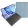 Mobigear Keys Coque iPad Air 11 Pouces (2024) Etui Clavier Bluetooth QWERTY + Porte-crayon - Bleu