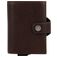 Valenta Card Case Plus Porte-cartes - 8 cartes - Chocolate