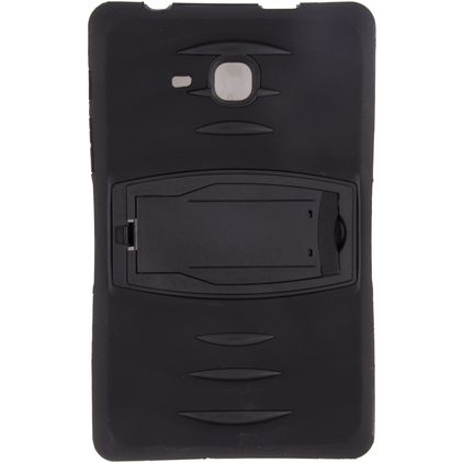 Xccess Survivor Essential Coque Samsung Galaxy Tab A 7.0 (2016) Coque arrière en Plastique rigide,Silicone + Support Amovible - Noir
