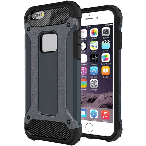 Mobigear Outdoor Coque iPhone 6s Coque arrière Rigide Anti-Chocs - Dark Blue