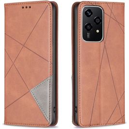 Mobigear Rhombus Slim Housse HONOR 200 Lite Etui - Marron