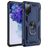 Mobigear Armor Ring Coque Samsung Galaxy S20 FE Coque arrière Rigide Anti-Chocs avec Anneau-Support - Bleu
