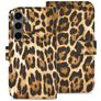 My Style Flex Wallet Housse Samsung Galaxy S25 Etui Porte-Monnaie - Wild Leopard