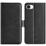 Mobigear Slim Magnet Housse iPhone 16e Etui Porte-Monnaie - Noir