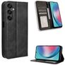 Mobigear Sensation Housse Samsung Galaxy M55 Etui Porte-Monnaie - Noir