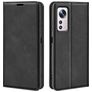 Mobigear Retro Slim Housse Xiaomi 12 Pro Etui Porte-Monnaie - Noir