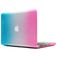 Mobigear Rainbow Matte MacBook Pro 15 Pouces (2008-2012) Coque - Bleu / Rose - Model A1286
