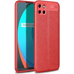 Mobigear Luxury Coque Realme C11 (2020) Coque arrière en TPU Souple - Rouge