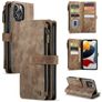 Caseme C30 Housse iPhone 13 Pro Max Etui Porte-Monnaie - Marron