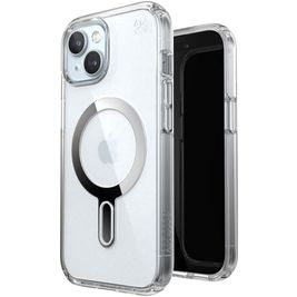 Speck Presidio Clear Coque Transparente iPhone 15 MagSafe Coque arrière Rigide - ClickLock
