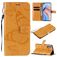 Mobigear Butterfly Housse OPPO Reno 4 Etui Porte-Monnaie - Cognac