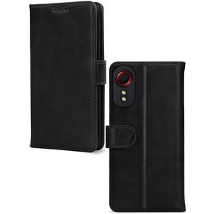 Mobilize Premium Gelly Wallet Housse Samsung Galaxy Xcover 5 Etui Porte-Monnaie - Noir