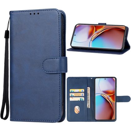 Mobigear Wallet Housse Motorola Edge 40 Etui Porte-Monnaie - Bleu