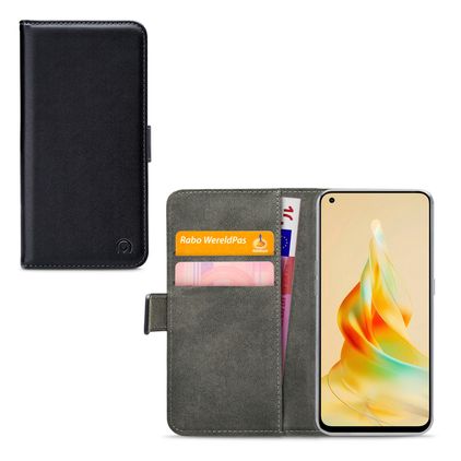 Mobilize Classic Gelly Wallet OPPO Reno 8T 4G Étui Portefeuille - Noir