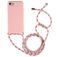 Mobigear Lanyard iPhone 8 Coque avec cordon en TPU Souple - Rose