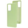 Mobiparts Coque Samsung Galaxy A72 Coque arrière en Silicone - Pistache Green