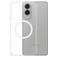 CARE by PanzerGlass Urban Combat Samsung Galaxy S25 Edge MagSafe Plastique rigide Coque arrière - Transparent / Blanc