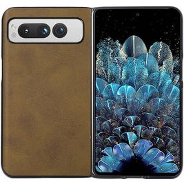 Mobigear Excellent Coque Google Pixel Fold Coque arrière Rigide - Marron