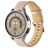 Mobigear Stitched Bracelet Cuir Smartwatch Fermeture boucle ardillon - Connexion universelle de 22 mm - Rose