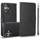 Mobigear Wallet Housse iPhone 16 Plus Etui avec Coque Détachable Porte-Monnaie - Noir