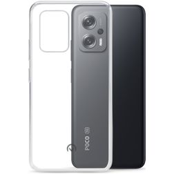 Mobilize Gelly Coque Transparente POCO X4 GT Coque arrière en TPU Souple - Transparent
