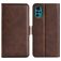 Mobigear Slim Magnet Housse Motorola Moto G22 Etui Porte-Monnaie - Marron